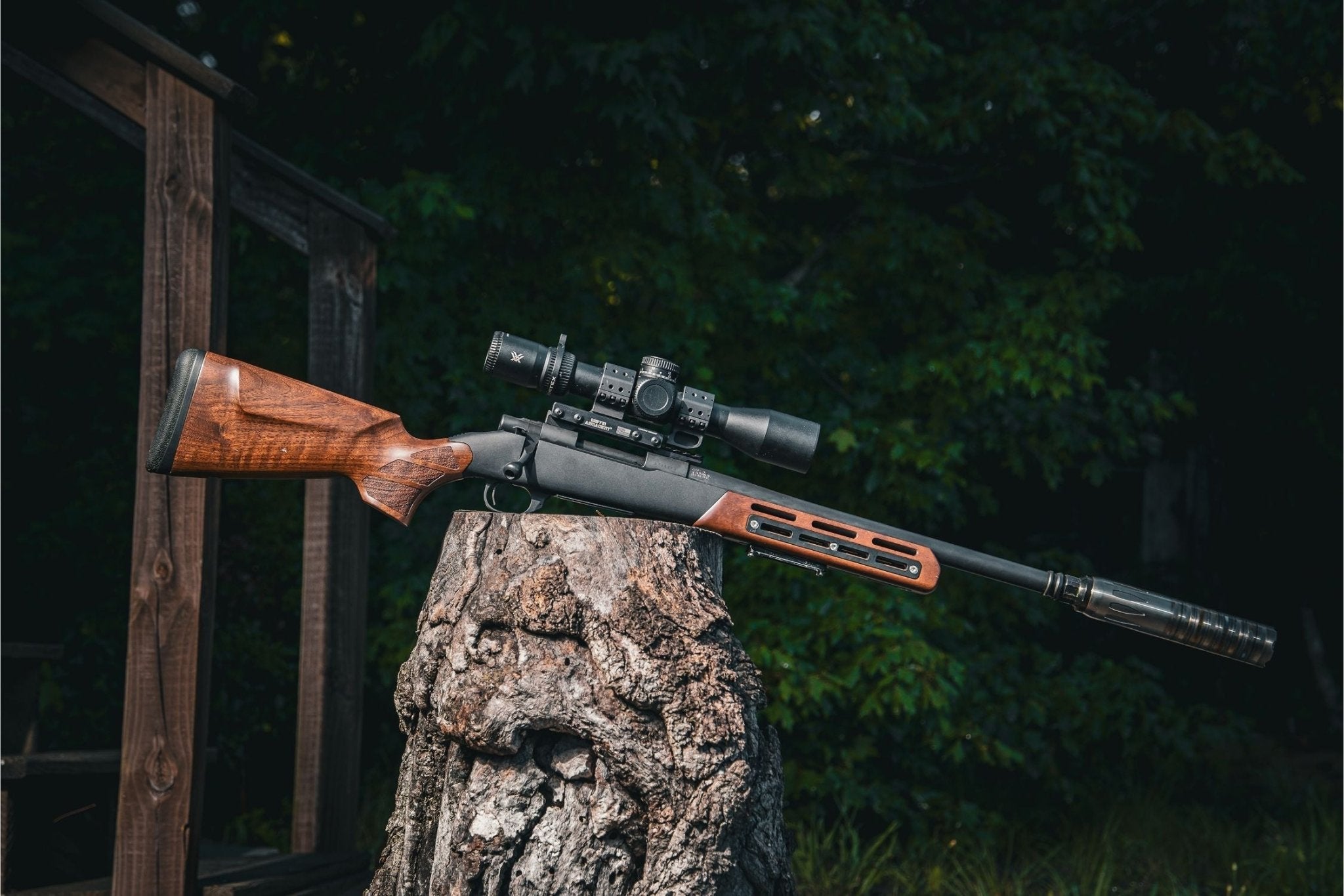 Howa 1500 Build with WOOX Merica Stock and Suppressor - WOOX