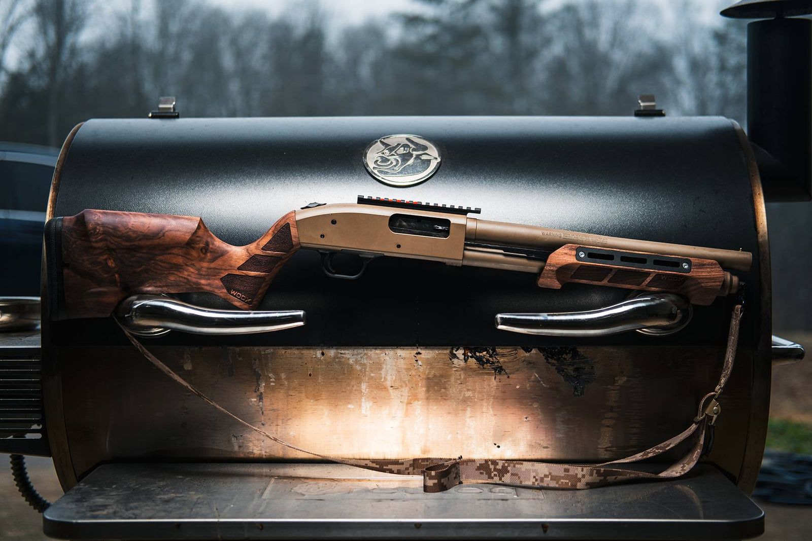 Mossberg 590 Shockwave with Eastern Shore Sling Co. on Gladiatore High Grade Series - WOOX