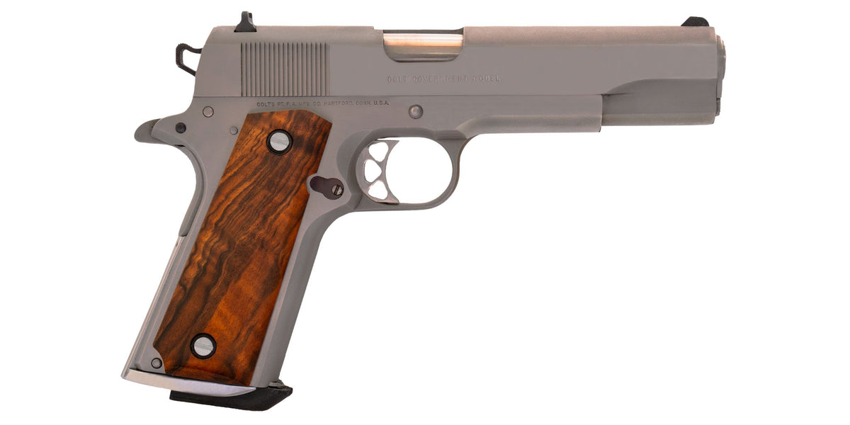 1911 Walnut Grip Plain