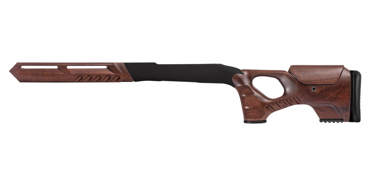 Cobra Stock Walnut by WOOX, left side view