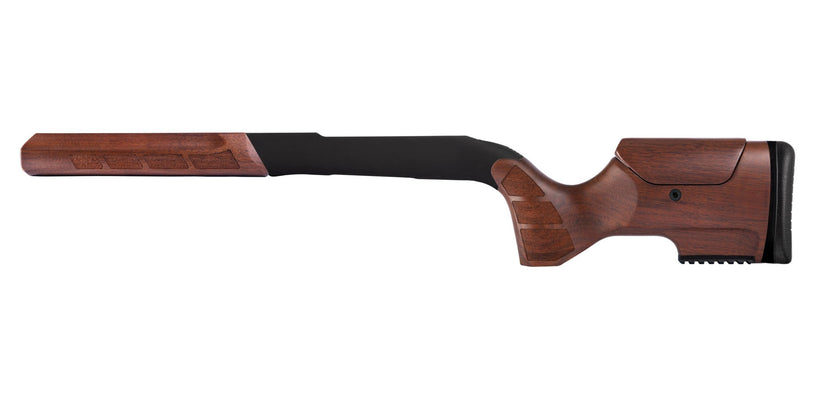 Exactus Stock Walnut by WOOX, left side view