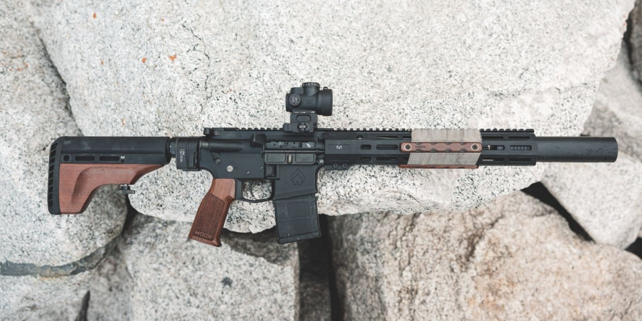 VIGILANTE Stock + Grip + M - Lok Covers Kit - Vigilante - WOOX