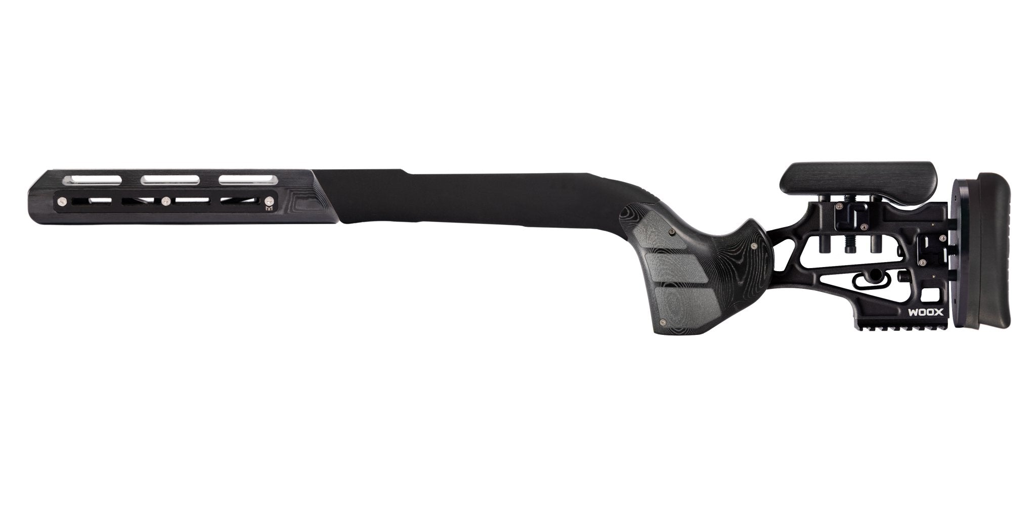 Furiosa Chassis Micarta by WOOX, left side view