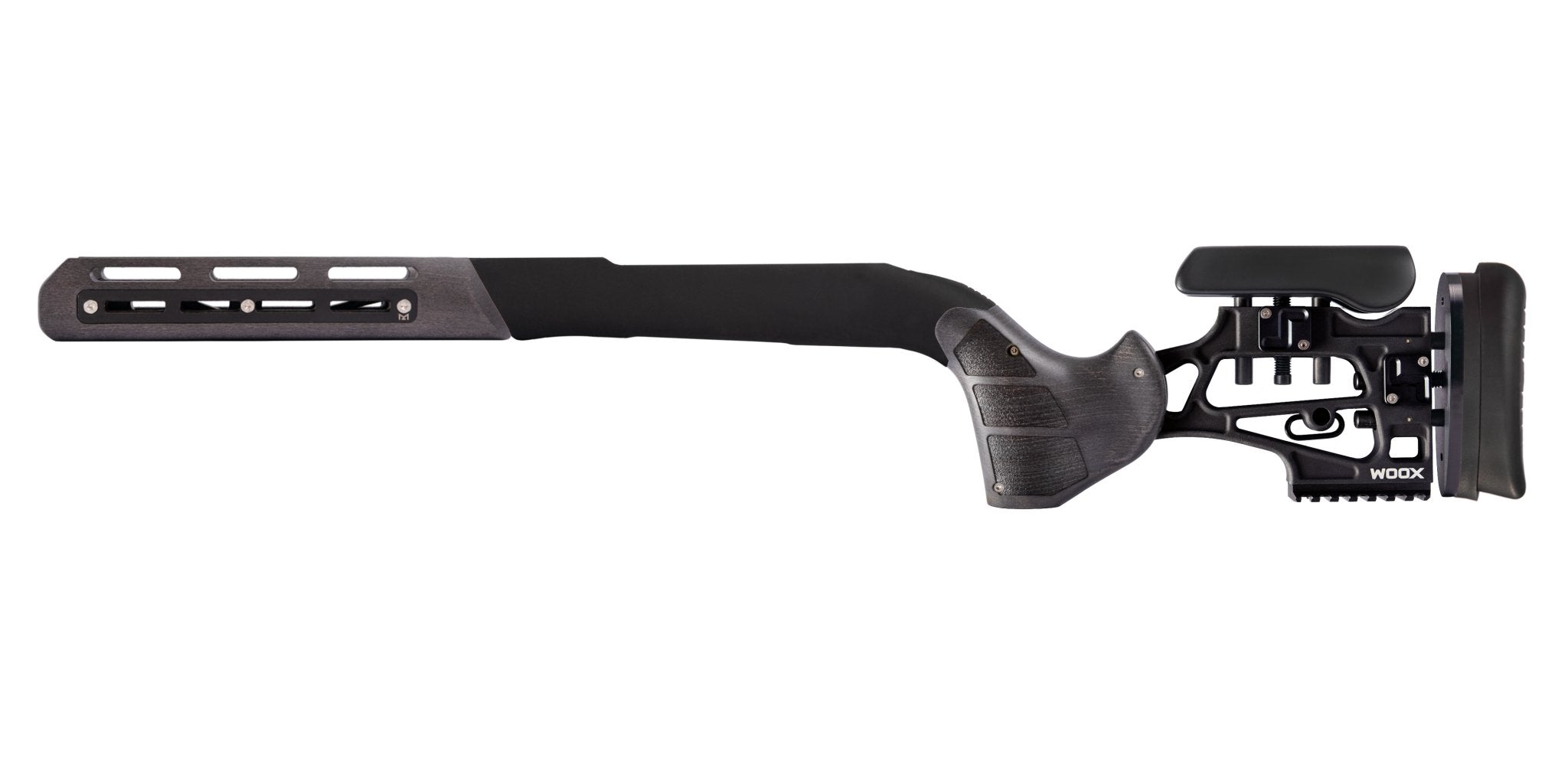 Furiosa Chassis Midnight Grey by WOOX, left side view