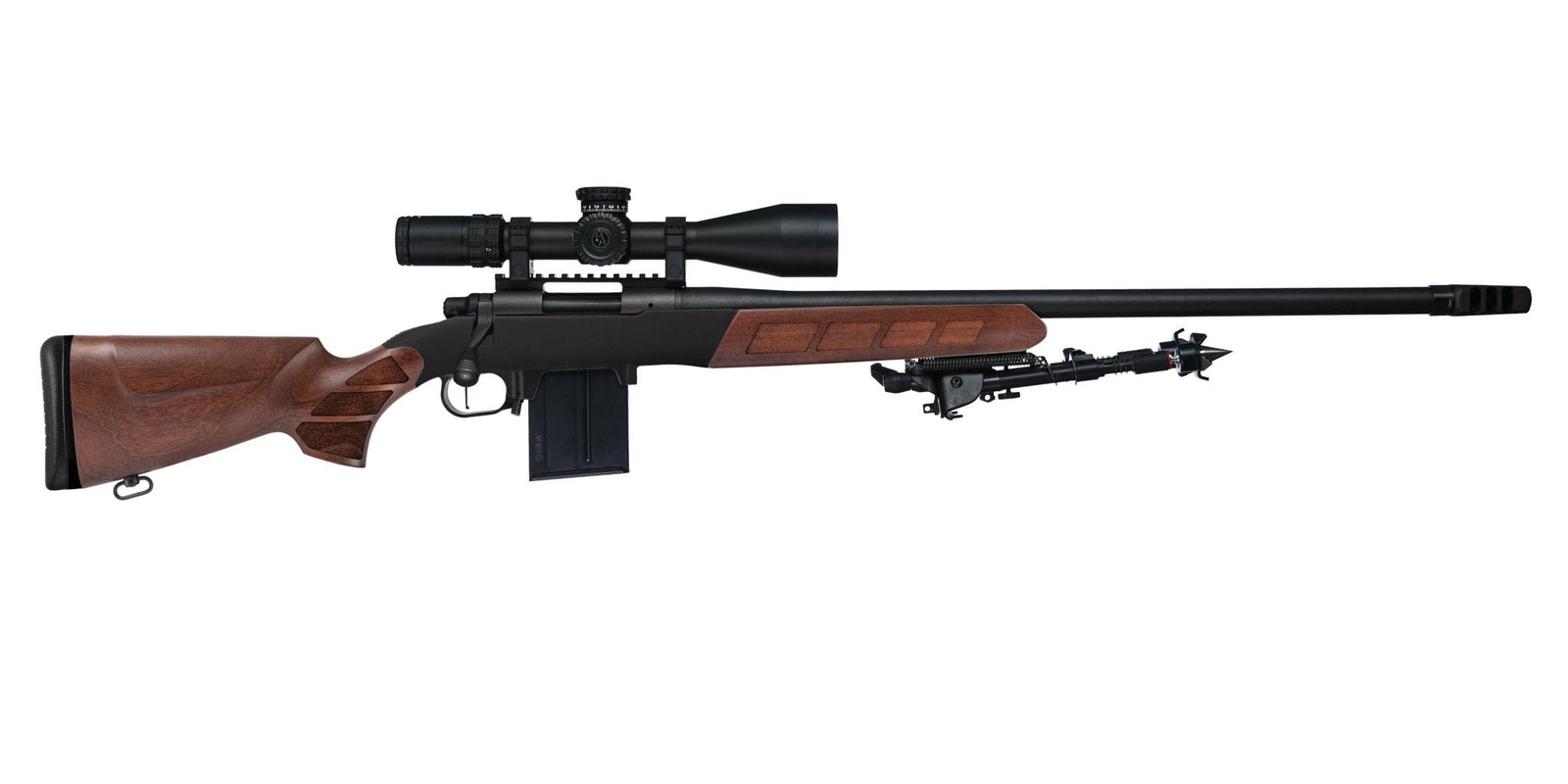 Wild Man Stock Walnut by WOOX, right side view